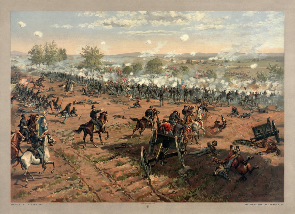 After Pickett’s Charge and the Confederate loss at the Battle of Gettysburg, Robert E. Lee took responsibility for the failed assault and offered his resignation. (Adam Cuerden/Public domain)