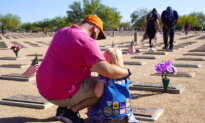 At Phoenix Cemetery, a Sea of Flags Marks Memorial Day Tribute
