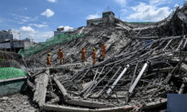 Building Under Construction in the Philippines Collapses, Leaving 3 Dead and 17 Missing