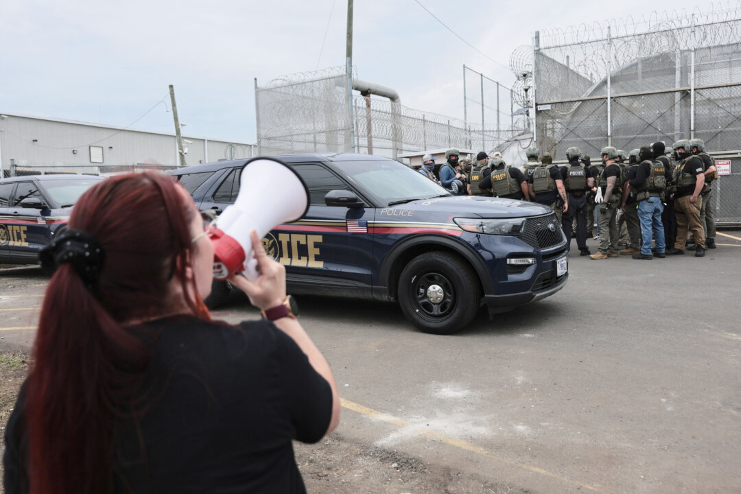 New Jersey Governor Holds Press Conference on Public Safety Outside ICE Detention Center