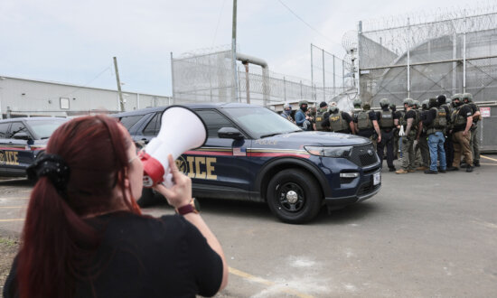 New Jersey Governor Holds Press Conference on Public Safety Outside ICE Detention Center