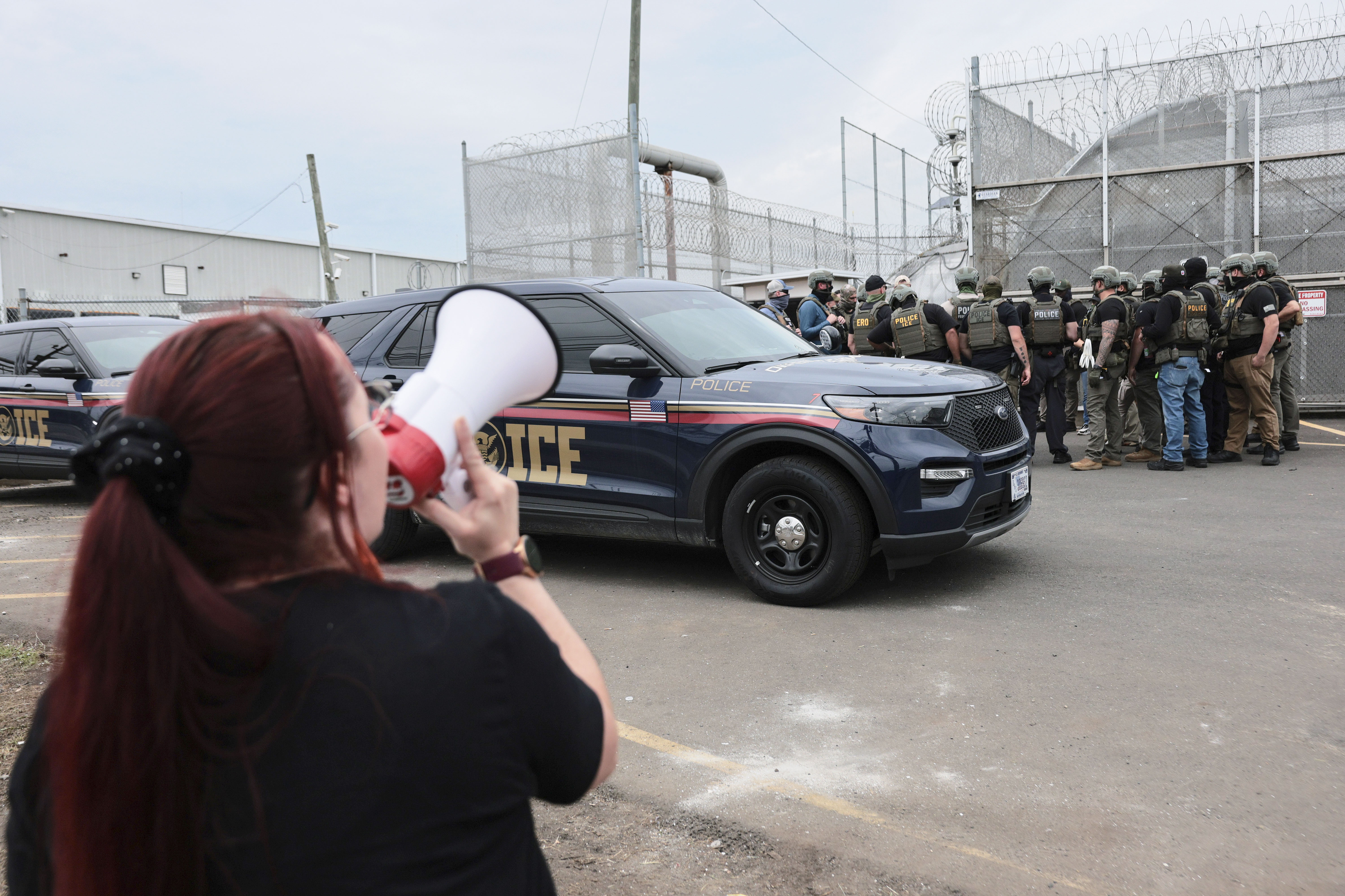 New Jersey Governor Holds Press Conference on Public Safety Outside ICE Detention Center
