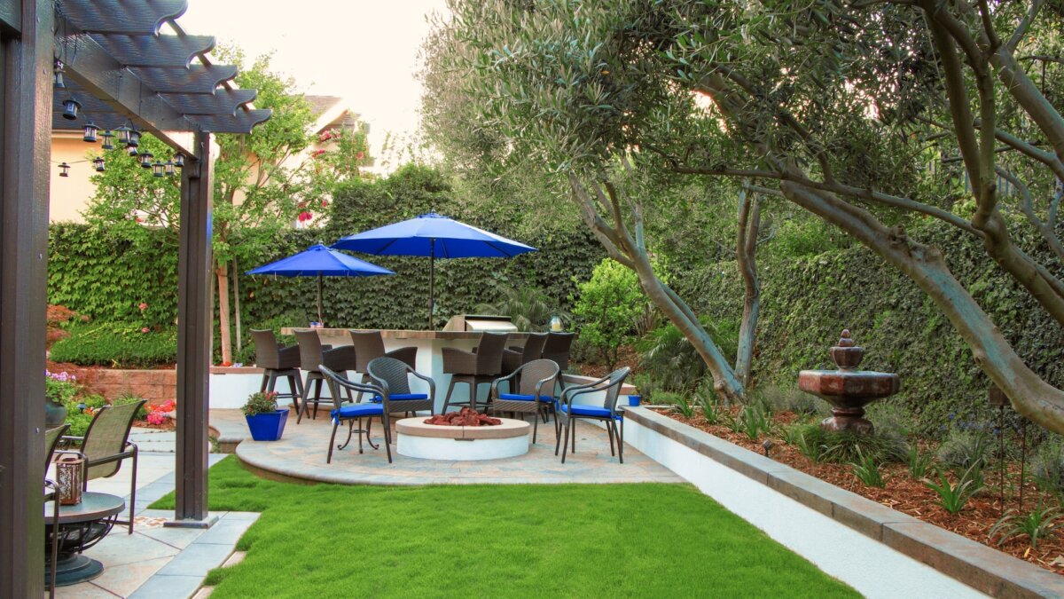You’ll soon discover you need a minimum of a 12-foot by 12-foot area for the fire pit area. (Jahn Martin/Shutterstock)