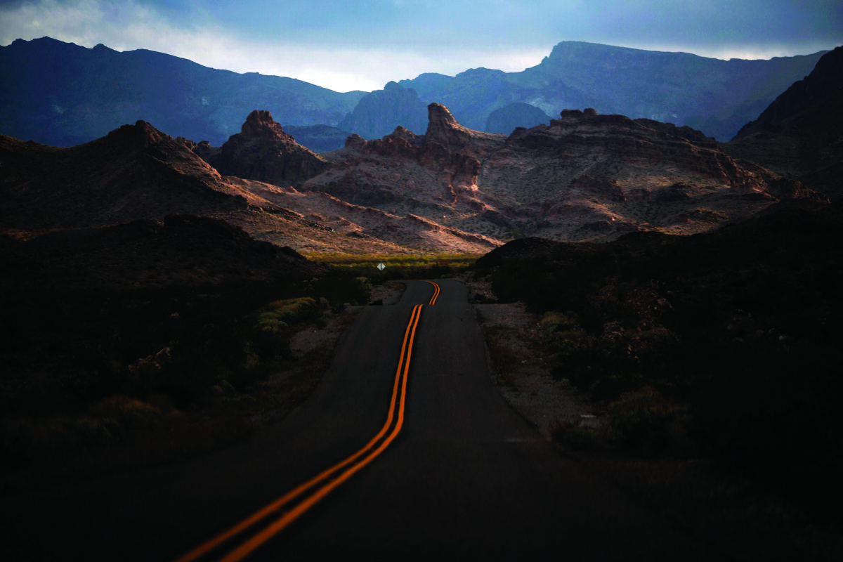 Route 66 just west of Oatman, Arizona, on Wednesday, Oct. 15, 2025. (E. Jason Wambsgans/Chicago Tribune/TNS)
