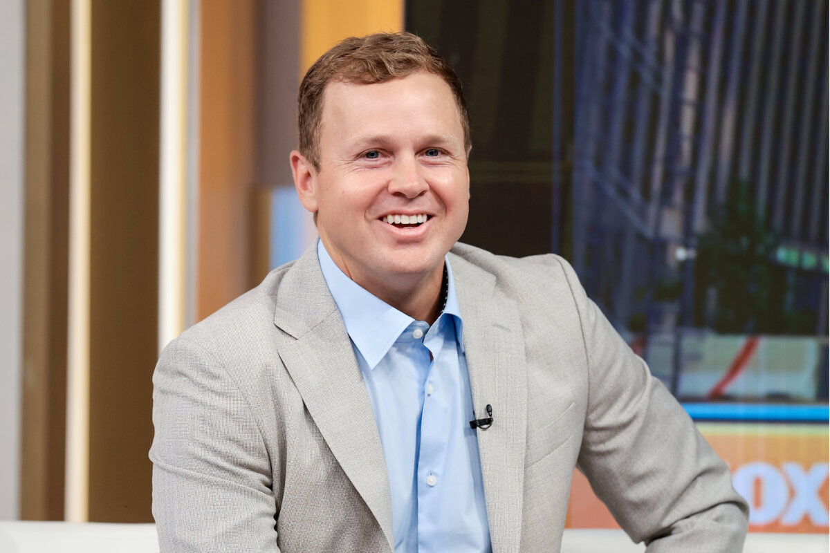 Los Angeles mayoral candidate Spencer Pratt visits "Fox & Friends" at Fox News Channel Studios in New York City on May 28, 2026. (Dimitrios Kambouris/Getty Images)