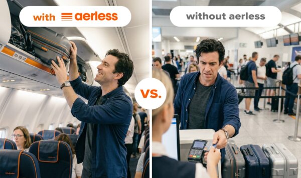 Aerless Vacuum Kit triples your luggage space and keeps your clothes Wrinkle-Free the entire trip. It also keeps your suitcase neat after you land.