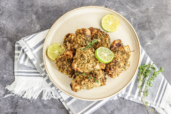 Fried Chicken You Can Feel Good About: Almond Flour-Crusted Lemon, Garlic, and Herb Chicken