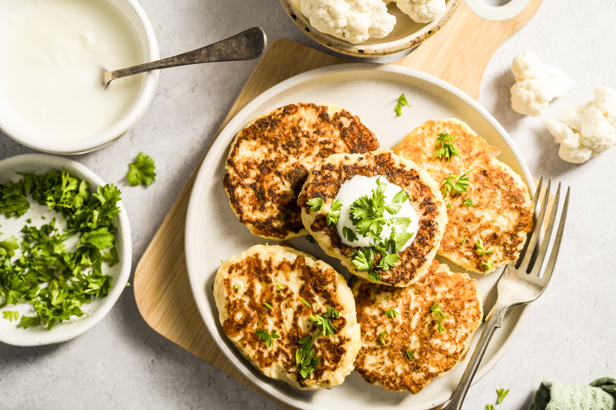 Gluten-Free Veggie Pancakes With Herbed Vegan Tzatziki | The Epoch