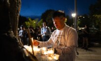 Holding Candles Up High, They Denounce Beijing’s ‘Tyranny’
