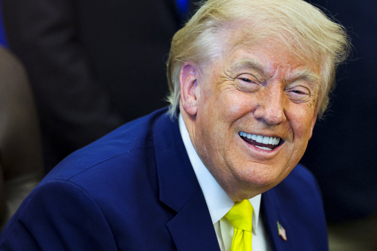 U.S. President Donald Trump reacts as he delivers remarks to reporters about his administration's support for coal energy production, among other topics, in the Oval Office at the White House in Washington on June 4, 2026. (Jonathan Ernst/Reuters)
