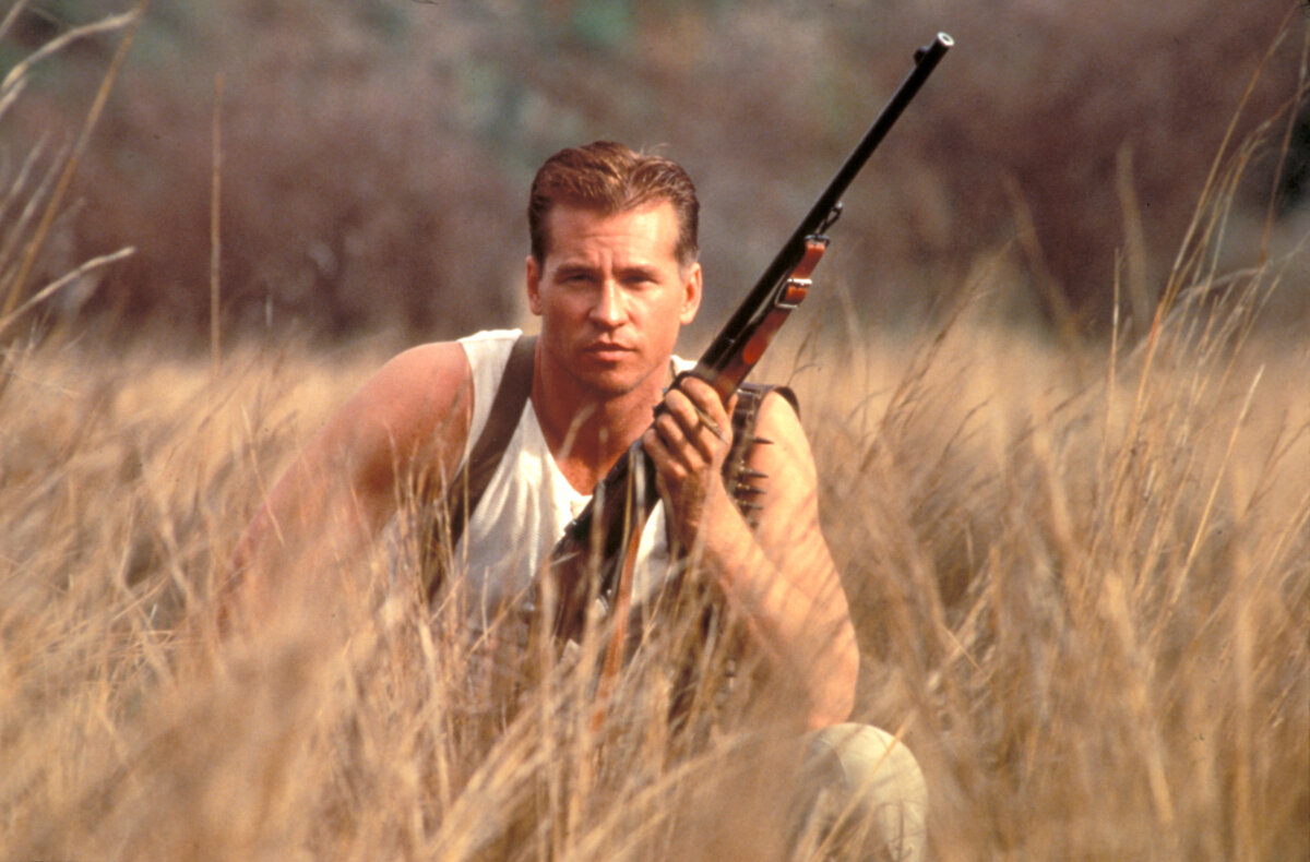 Col. John Henry Patterson (Val Kilmer) hunts a man-eating lion, in “The Ghost and the Darkness.” (Paramount Pictures/MovieStillsDB)