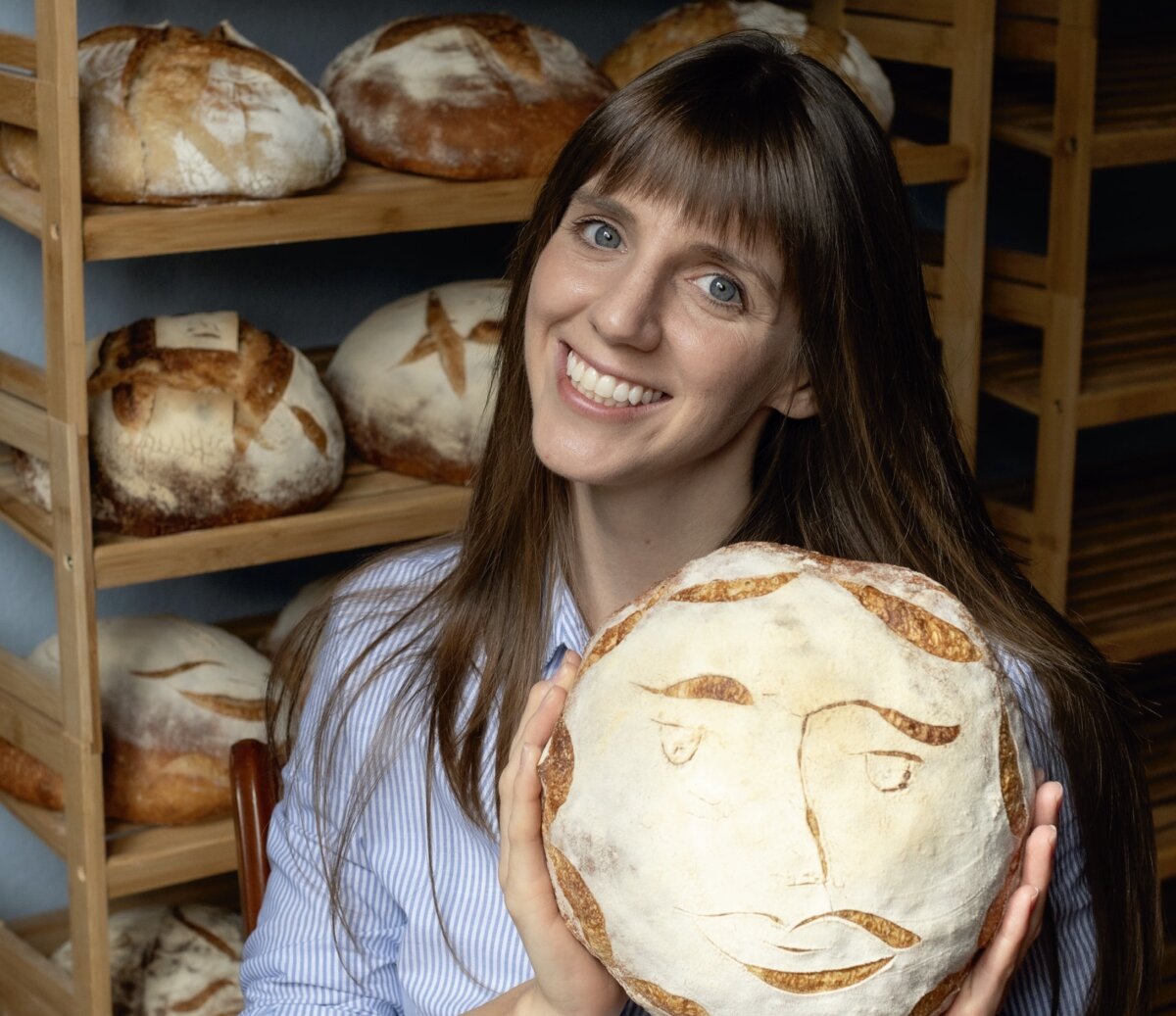 Emily Harryman is a self-taught sourdough baker
and now runs a successful cottage bakery from her dining room. (Heidi Sears Photography)