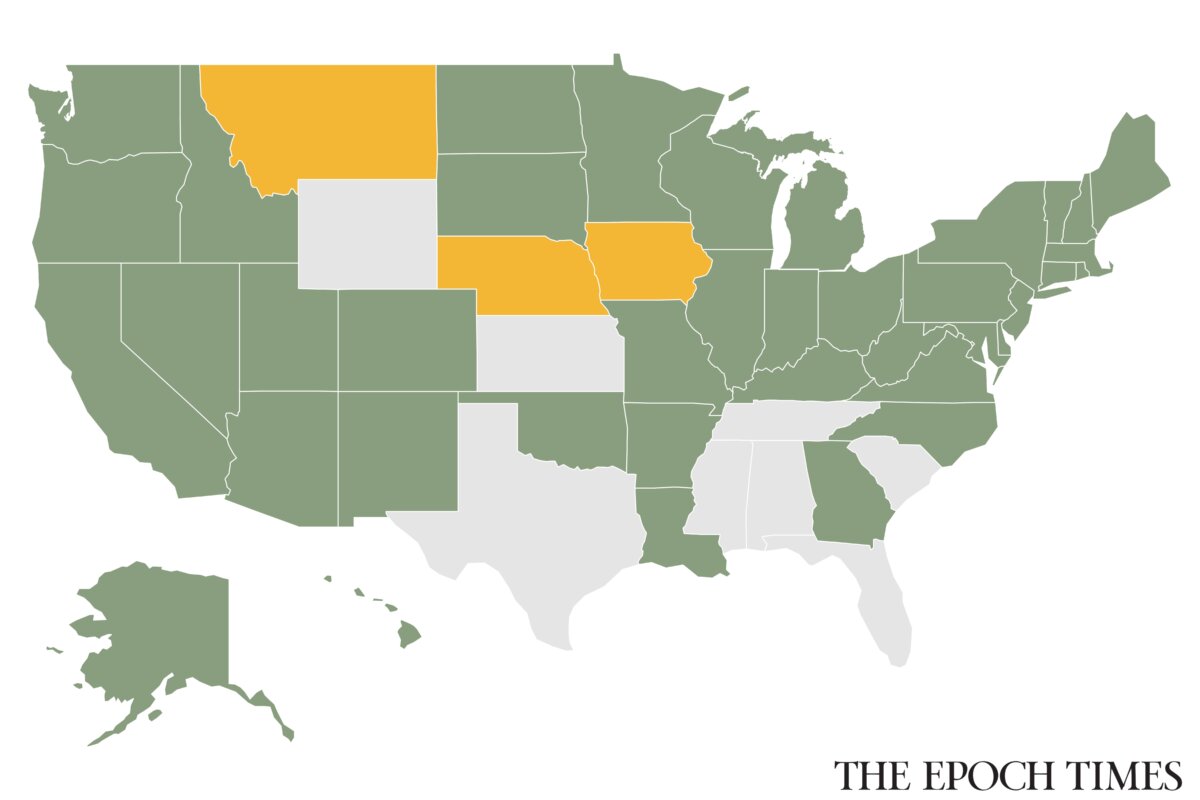 Effective Jan. 1, 2027, 42 states and the District of Columbia must implement Medicaid work requirements. Nebraska, Montana, and Iowa started earlier.
