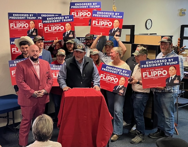 Trump-Tapped Flippo Poised to Take GOP Nod in Deep Red Nevada House Primary