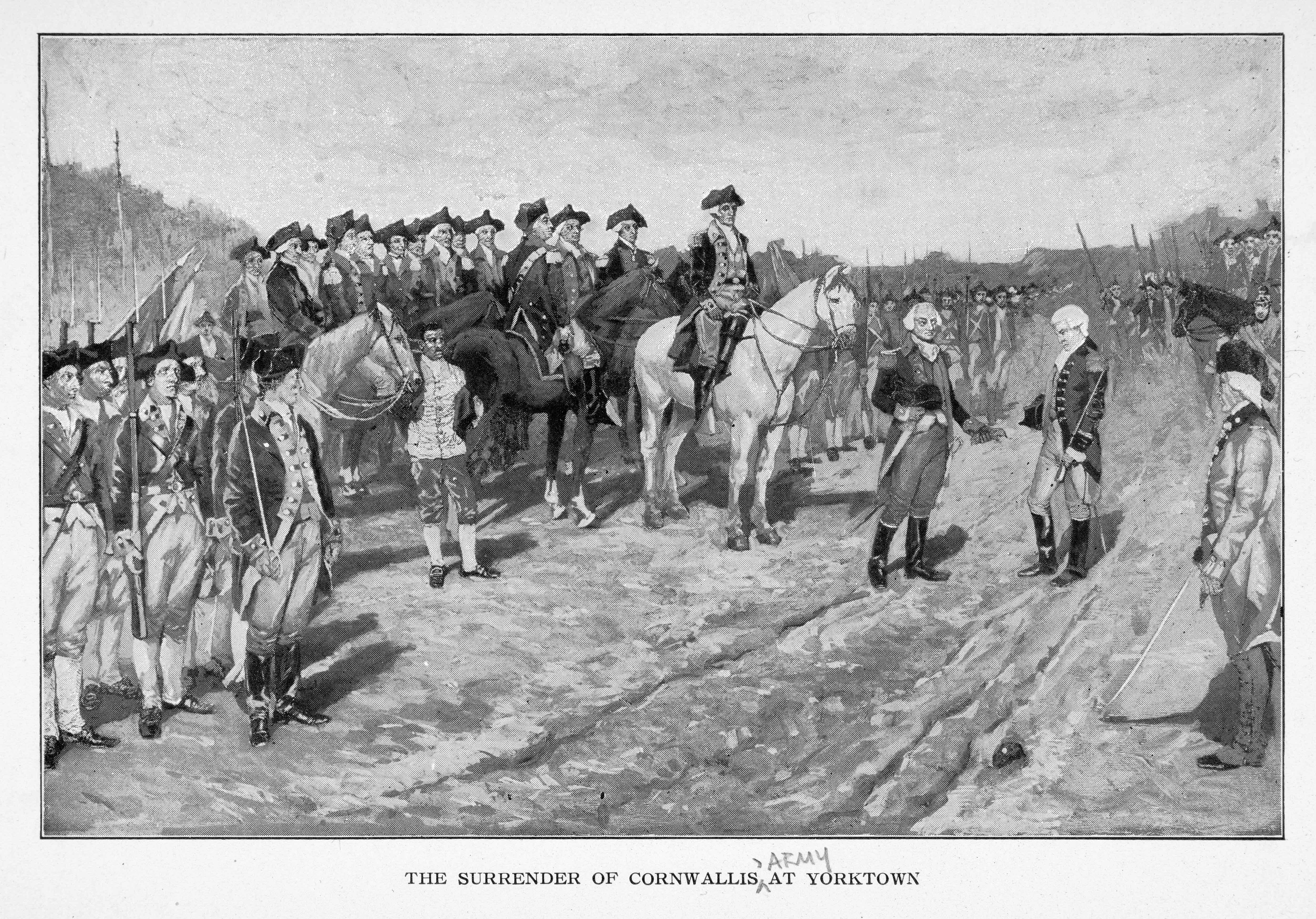American Revolutionary War - The Surrender Of Cornwallis At Yorktown