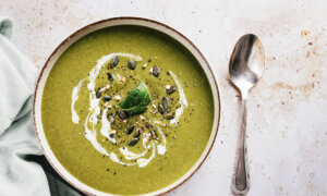 Summertime Parsley and Spinach Detox Soup