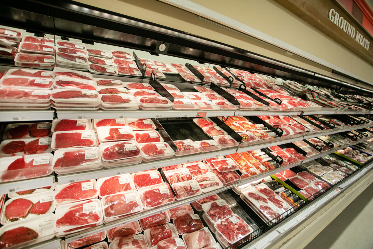 Various cuts of beef are seen at a grocery in Halifax in a file photo. (The Canadian Press/Kelly Clark)