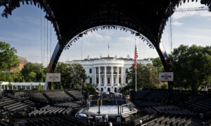 A Look at the UFC Octagon on the White House lawn