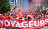 Fans Marching to Toronto Stadium Ahead of First World Cup Game on Canadian Soil