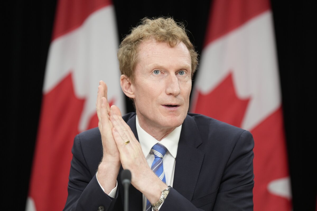 Canadian Identity and Culture Minister Marc Miller is seen during a news conference in Ottawa on June 10, 2026. (The Canadian Press/Adrian Wyld)