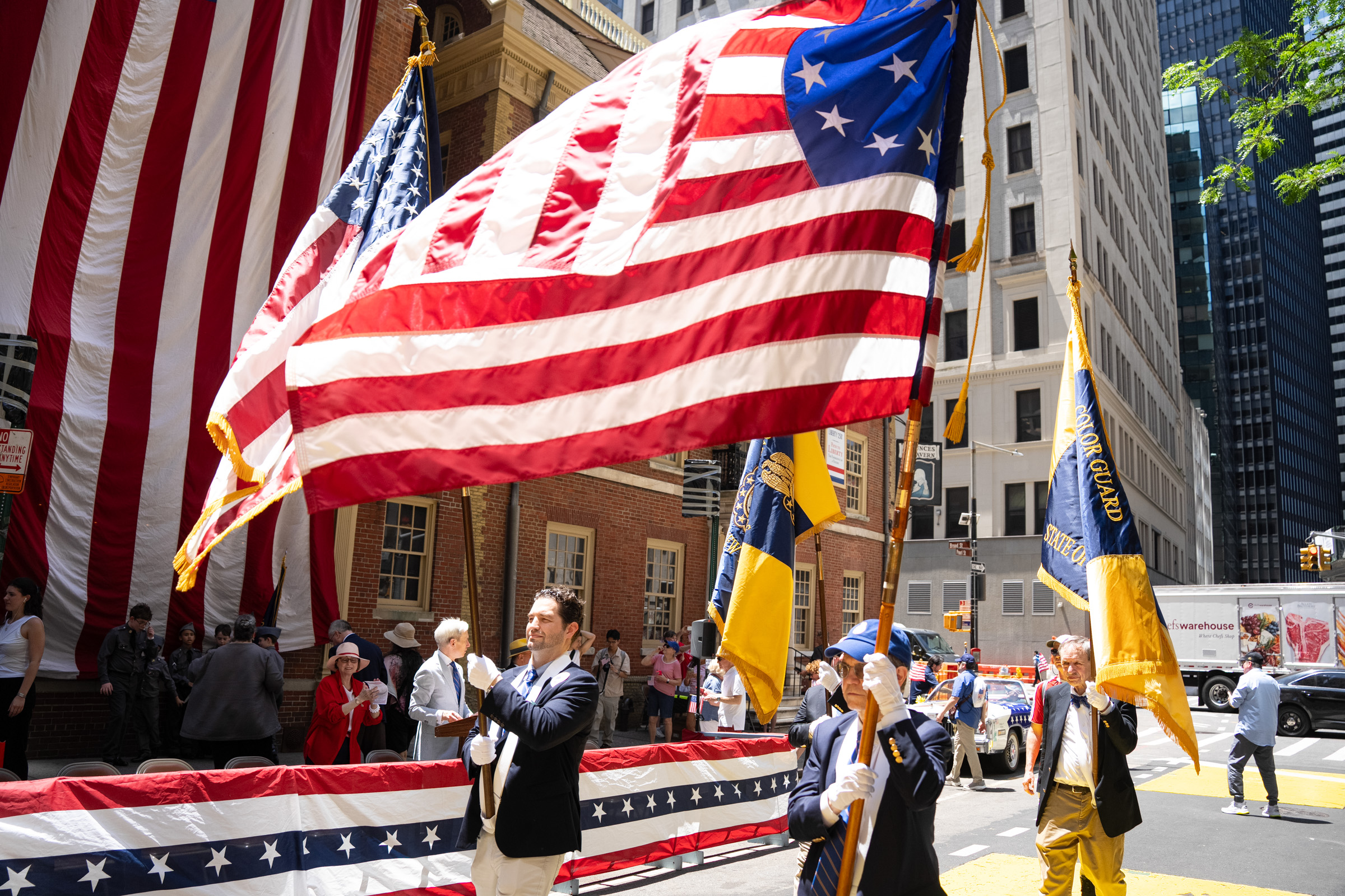 America in Photos: Flag Day Parade in NYC, SpaceX Public Offering, and Blue Angels–Thunderbirds Flyover