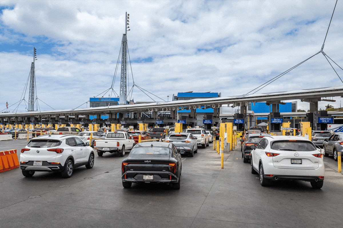 Under the Trump administration’s border policies, many agents at the San Ysidro Port of Entry have shifted from administrative duties to field enforcement and inspections. (John Fredricks/The Epoch Times)