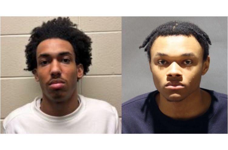 Two suspects arrested in a Toronto police investigation into a series of recent shootings are 18-year-olds Jayon Burgher, left, and Sheldon Tracey-Stewart. (Police handout image)