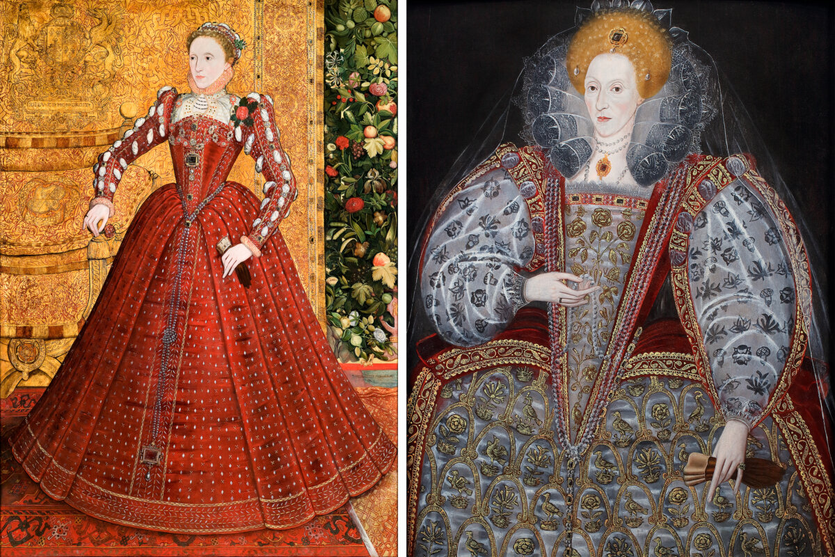 A rare compilation of Queen Elizabeth I portraits on display at London's Philip Mould & Company. (Courtesy of Philip Mould & Company)