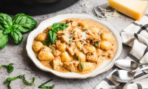 One-Pan Creamy Chicken and Gnocchi (Ready in About 30 Minutes)