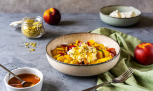 Peaches and Cream, the Perfect No-Cook Summer Dessert
