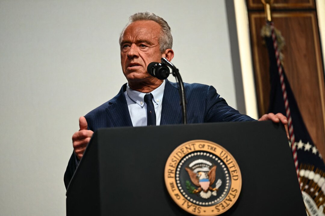 Health Secretary Robert F. Kennedy Jr. in Washington on May 18, 2026. (Kent Nishimura/AFP via Getty Images)