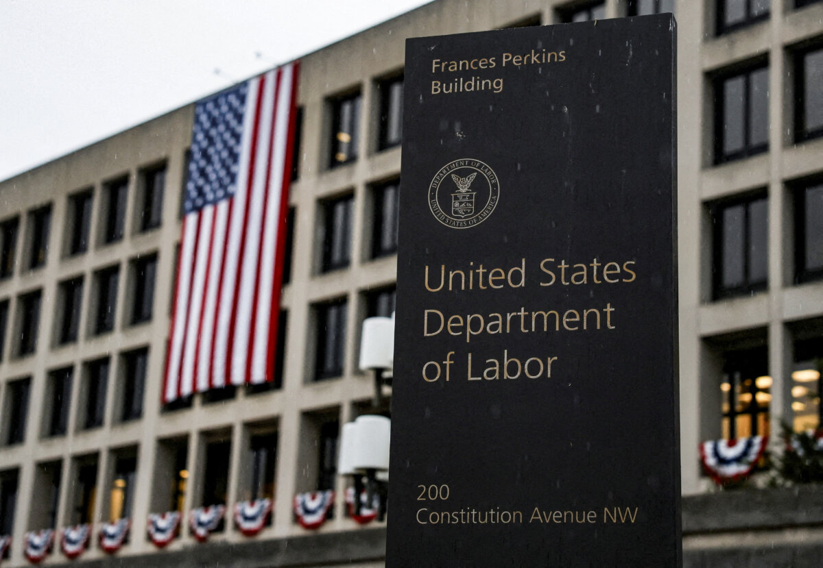 The U.S. Department of Labor headquarters in Washington, D.C., on Sept. 16, 2025. (Daniel Becerril/Reuters)
