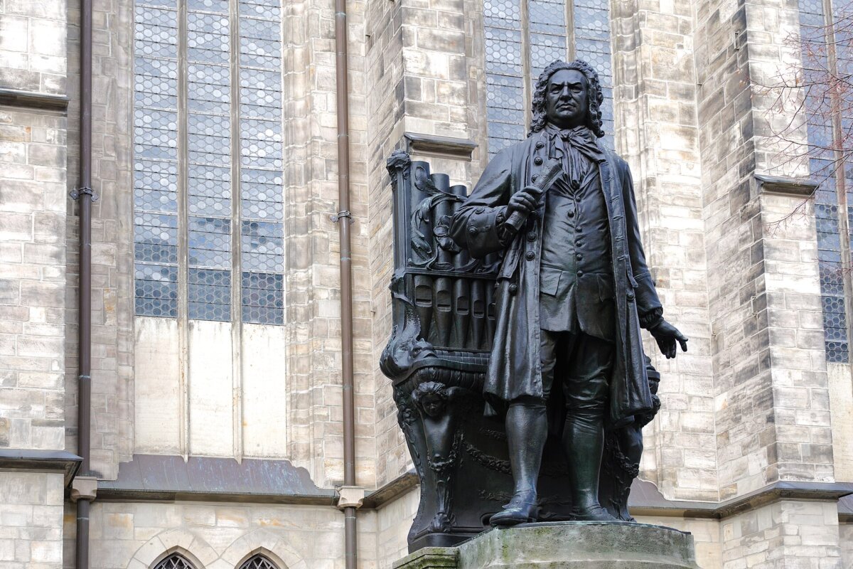 A statue of Johann Sebastian Bach in Leipzig, Germany. (Public Domain)