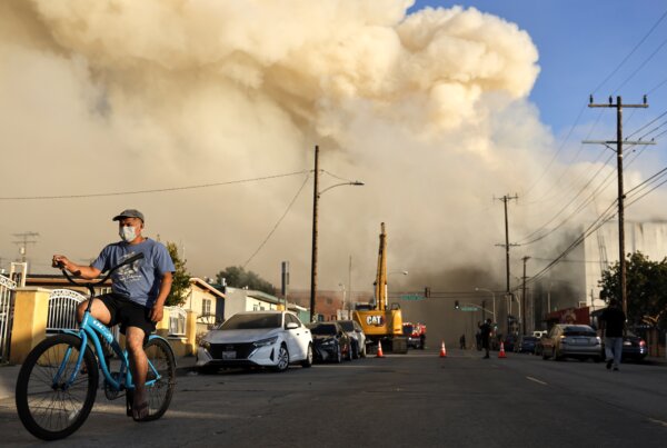 California Declares State of Emergency Over Los Angeles Warehouse Fire, Smoke