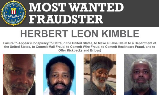 FBI, DOJ Announce Arrest of Most Wanted Fraudster Herbert Leon Kimble