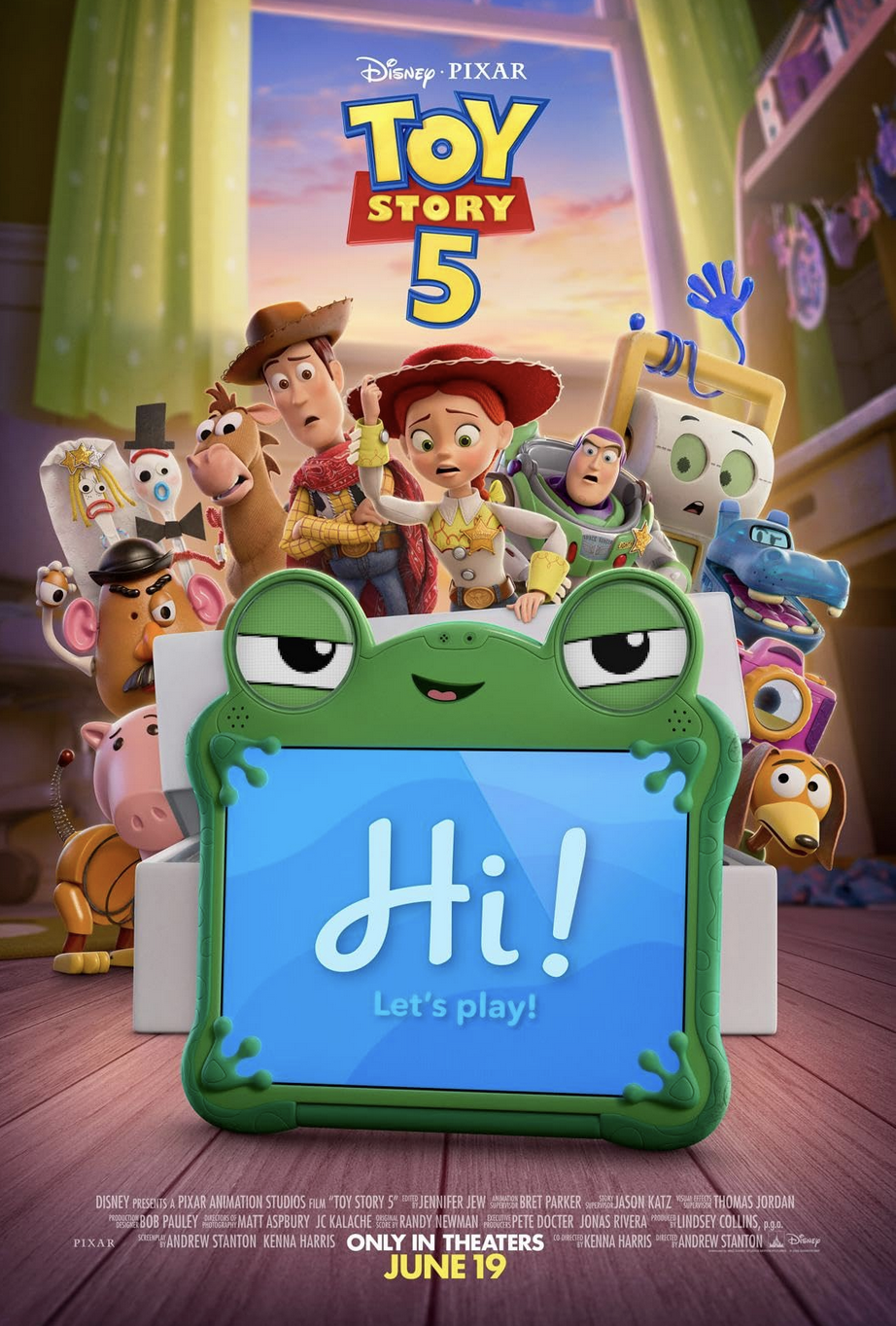 Promotional poster for "Toy Story 5." (Walt Disney Studios Motion Pictures)