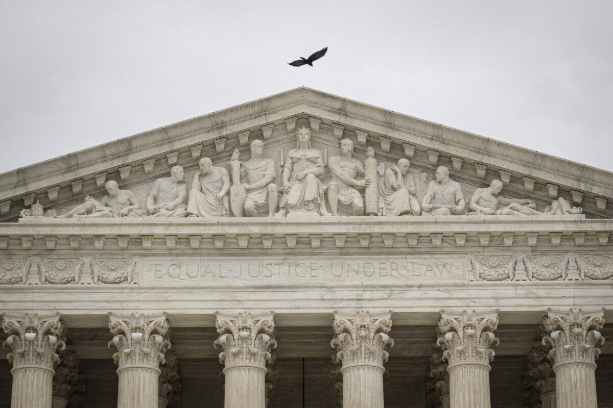 The Supreme Court in Washington on May 21, 2026. (Madalina Kilroy/The Epoch Times)