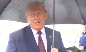 Trump Says Someone Vandalized Reflecting Pool