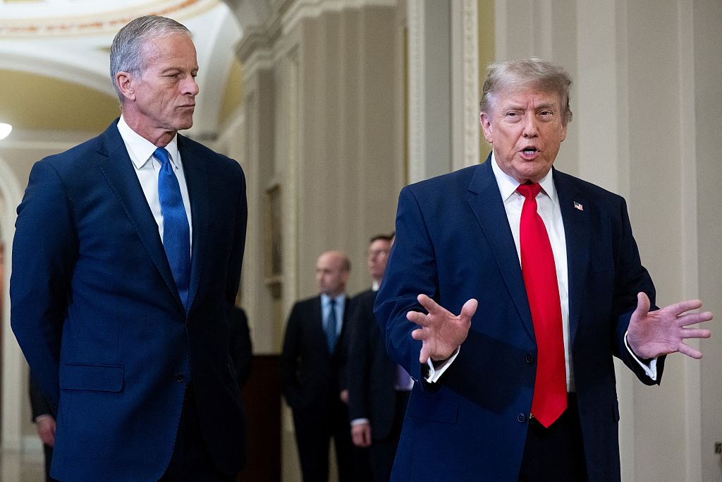 Trump Speaks to Press After Meeting With Senate Republican Leaders