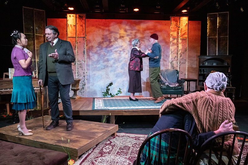 The full ensemble brings Anton Chekhov’s masterwork of squandered youth, unrequited love, and family friction to life at The Edge Off Broadway. (Paul Goyette)