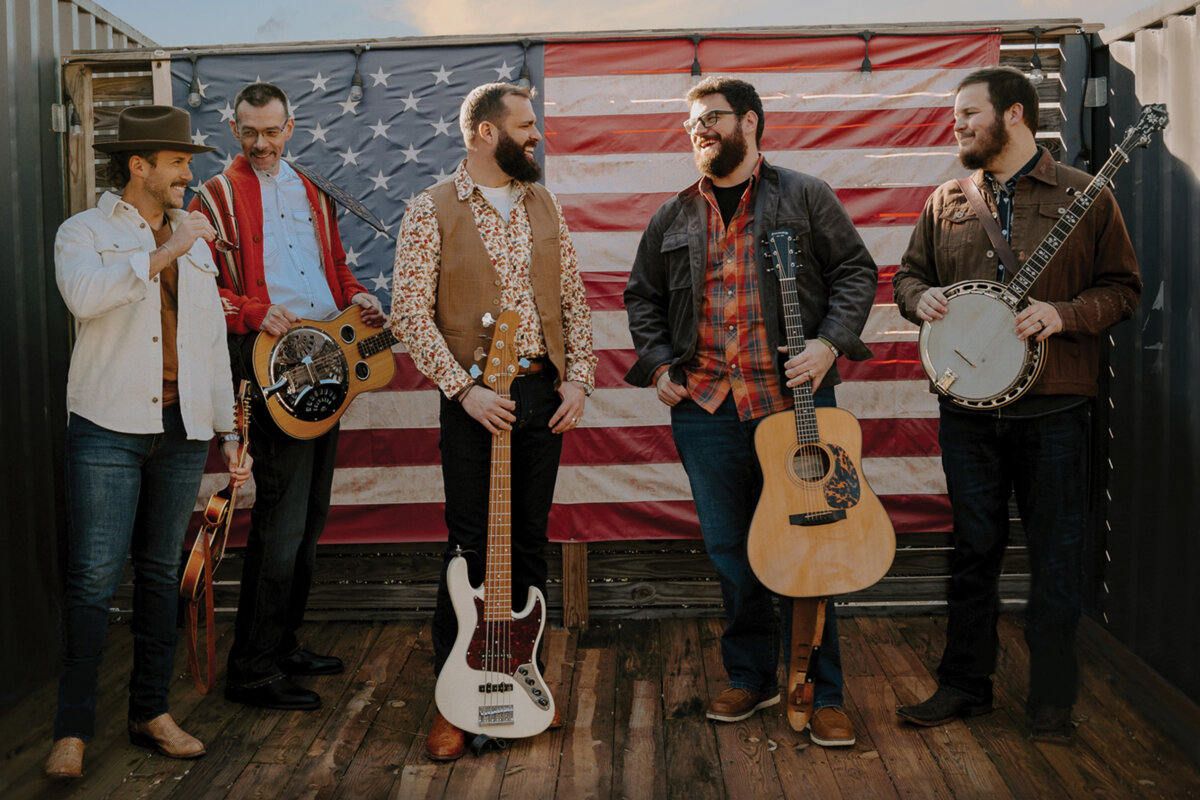 A detail from Chosen Road's latest album "American Morning" with band members (L-R) Zach Alvis, Chris Stockwell, Jonathan Buckner, Bradly Parsons, and Tyler Robertson. (Courtesy of Chosen Road)