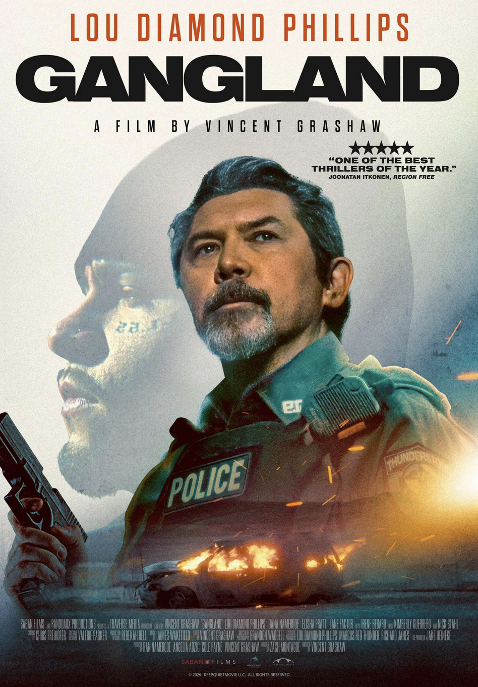 Promotional poster for "Gangland" (Randomix Productions/Saban Films)
