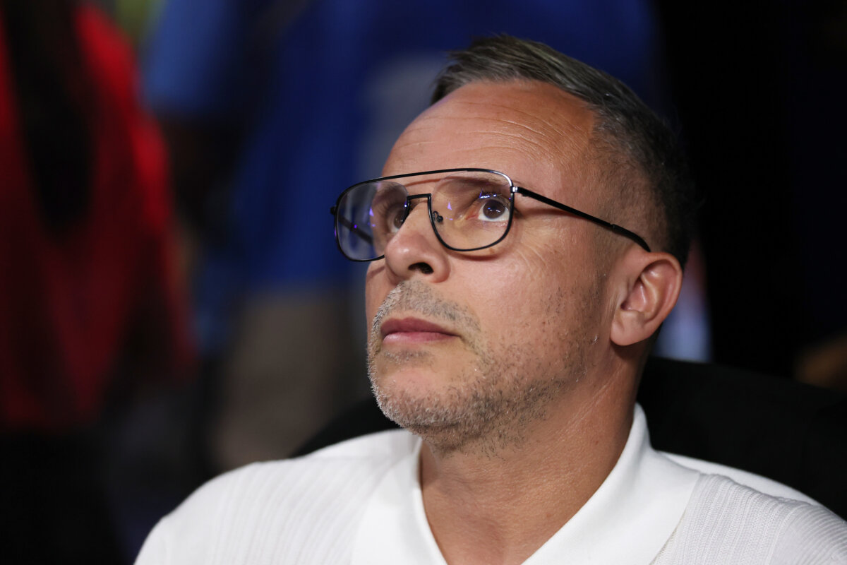 Mohamed Ouahbi, head coach of Morocco, is seen before the FIFA World Cup 2026 Group C match between Morocco and Haiti at Atlanta Stadium in Atlanta, on June 24, 2026. (Kevin C. Cox /Getty Images)