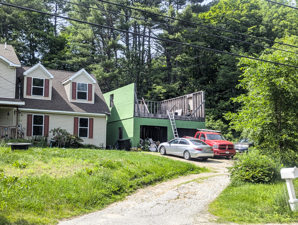 This room addition was started a few years ago and never completed. There are many possible reasons why this may have happened. (Tim Carter/Tribune Content Agency/TNS)