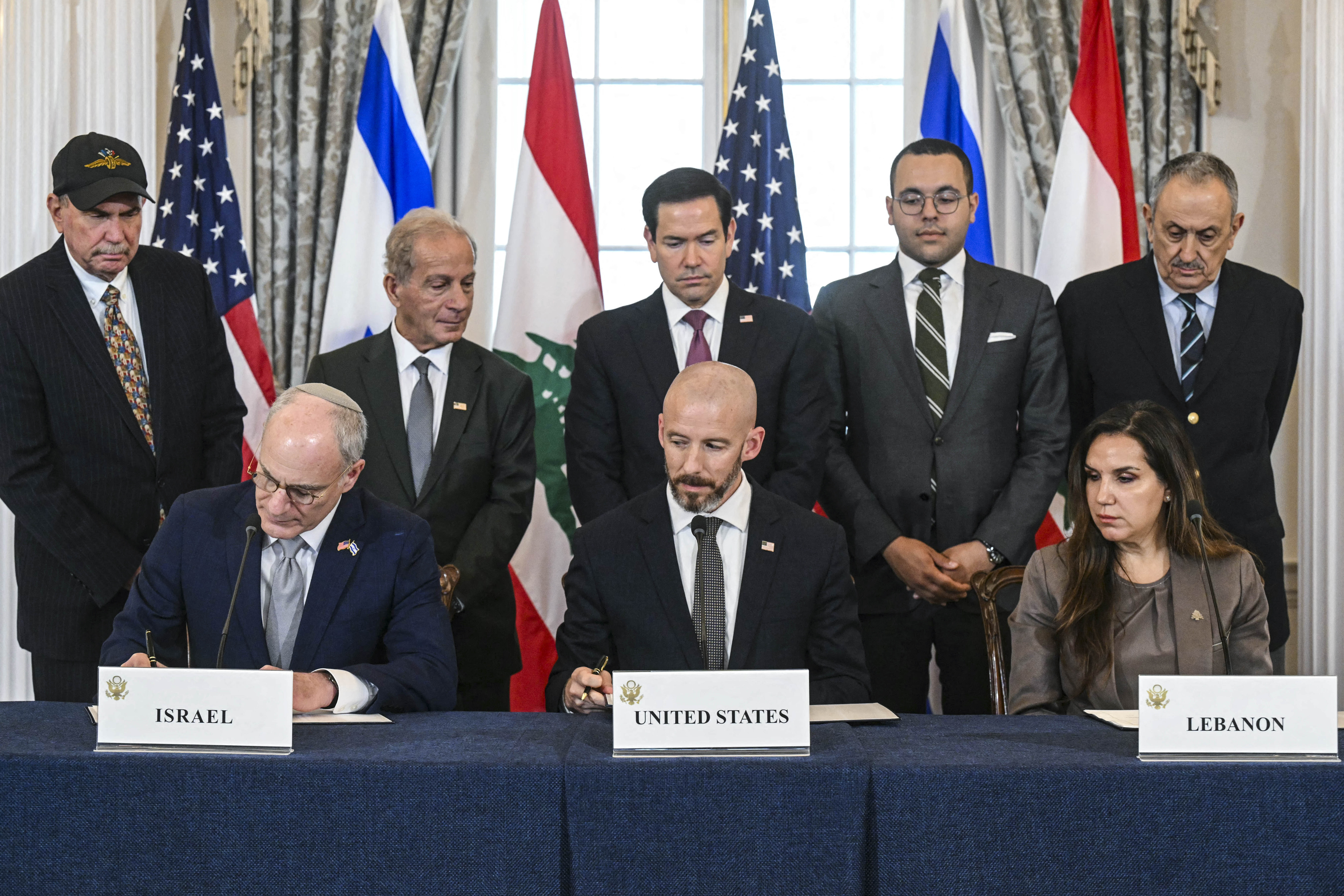 TOPSHOT-US-ISRAEL-LEBANON-DIPLOMACY