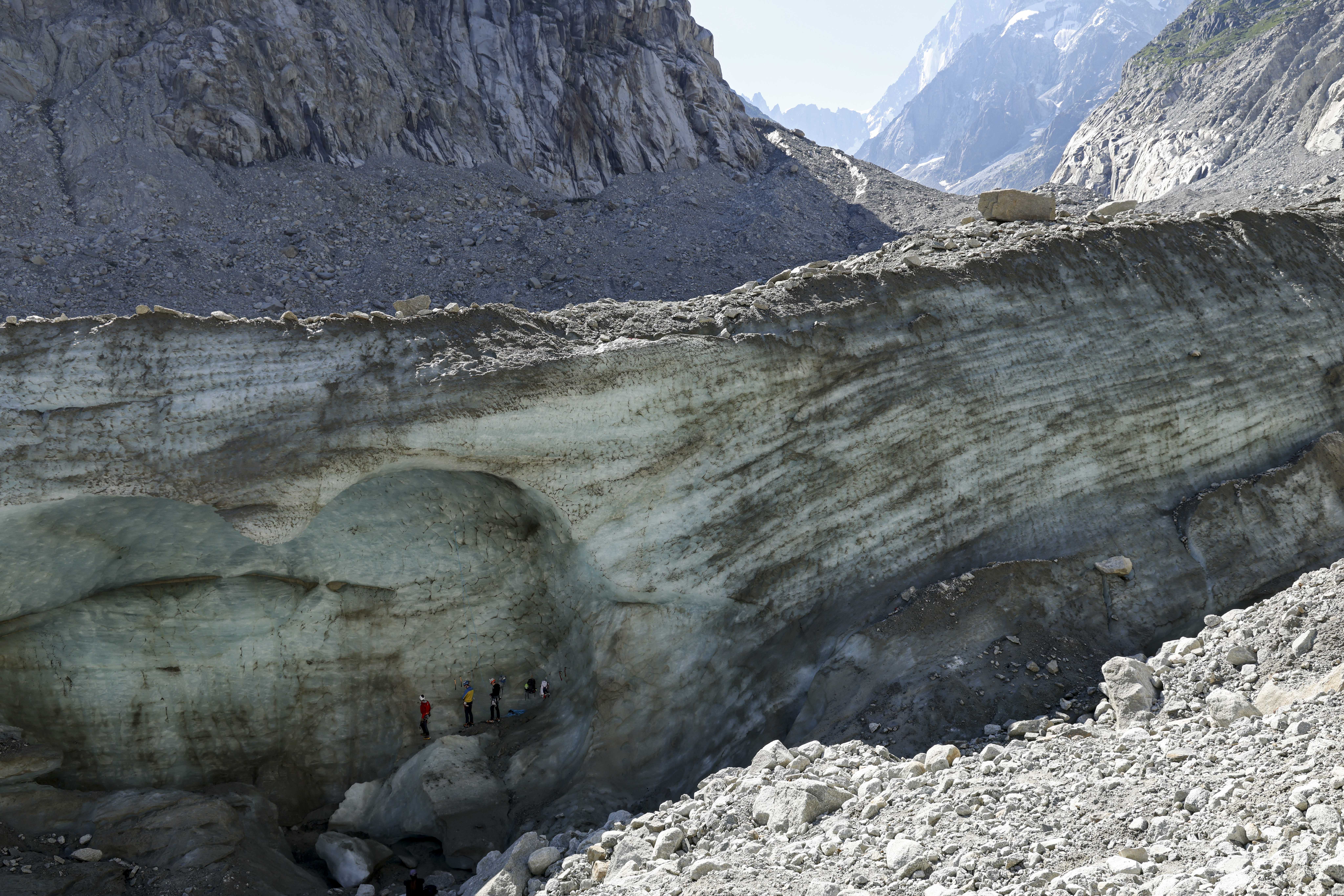 Heat Wave Accelerates Melting Of Europe's Glaciers