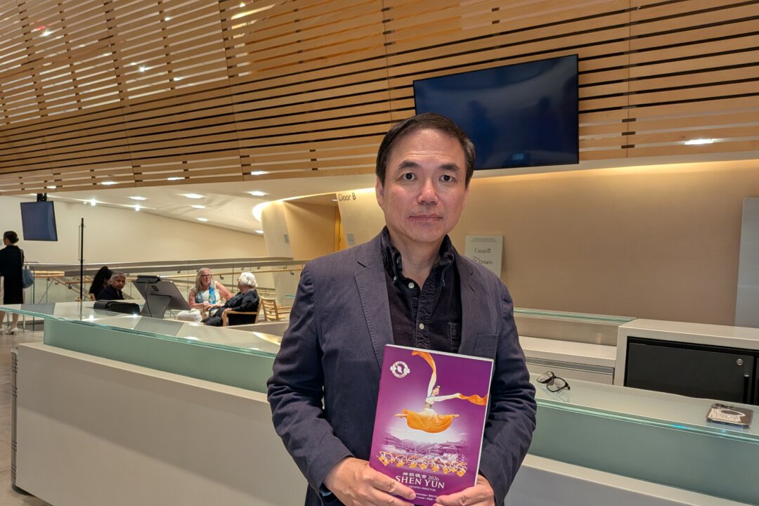 Edward Chin attends Shen Yun Performing Arts at Toronto's Four Seasons Centre for the Performing Arts on June 27, 2026. (Charlie Lu/The Epoch Times)