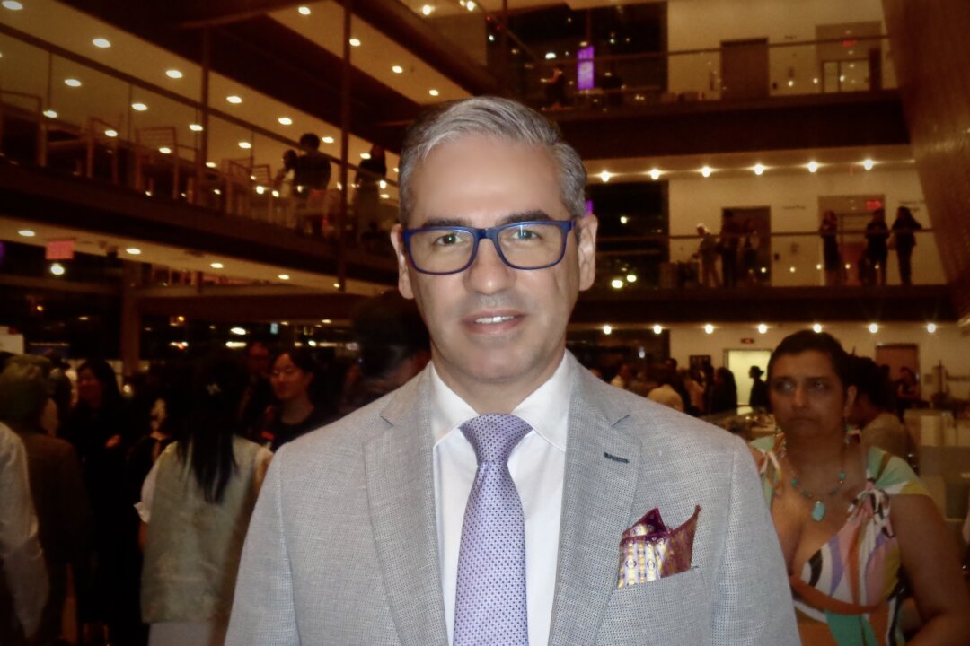 Ardeshir Zarezadeh, president of the International Centre for Human Rights and owner of a law firm, attends Shen Yun Performing Arts' fourth performance at Toronto's Four Seasons Centre for the Performing Arts on June 27, 2026. (Lisa Ou/The Epoch Times)