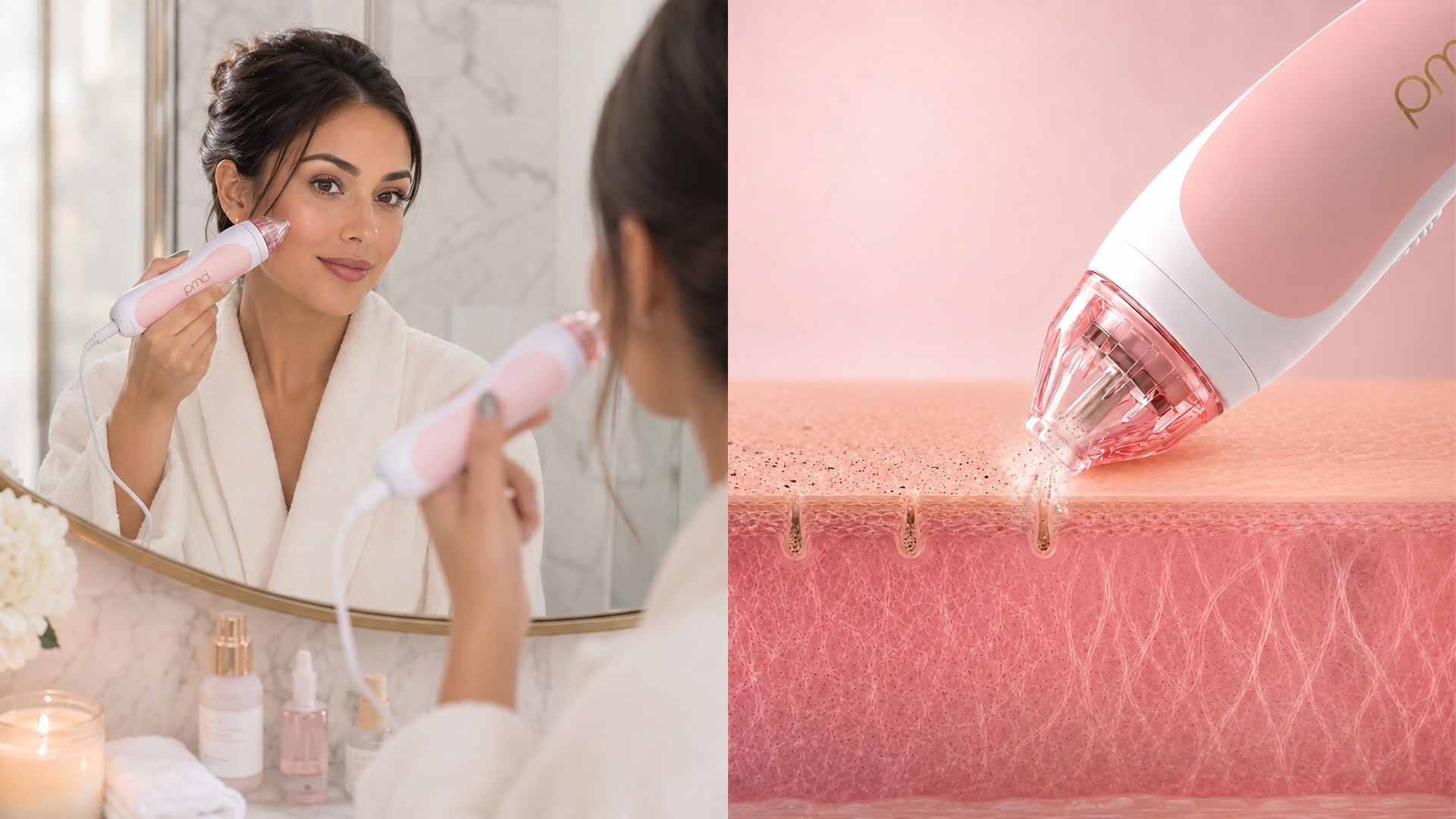 PMD Personal Microderm triggers cell regeneration, promotes natural collagen production, and reveals a fresher, brighter complexion for anyone.