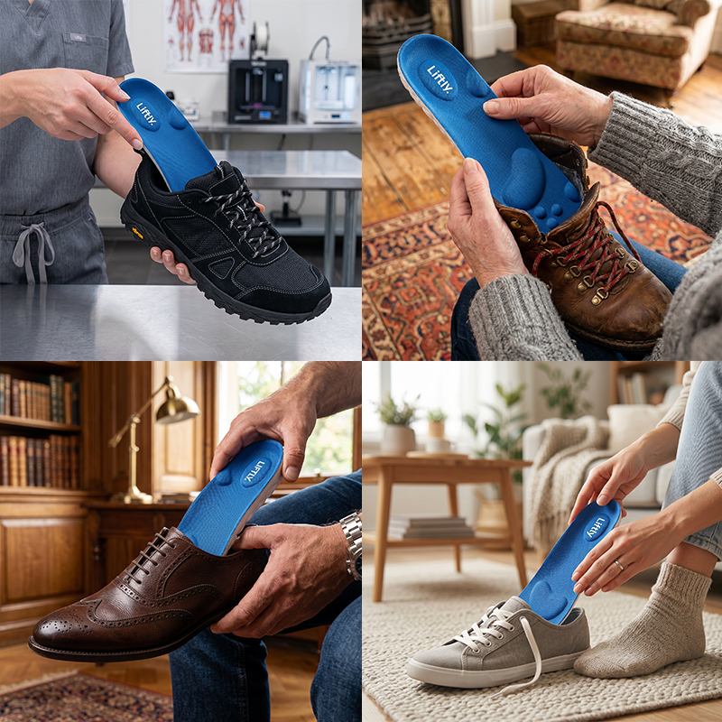 Liftly Insoles help relieve foot pain instantly and you can stand longer & move more comfortably.